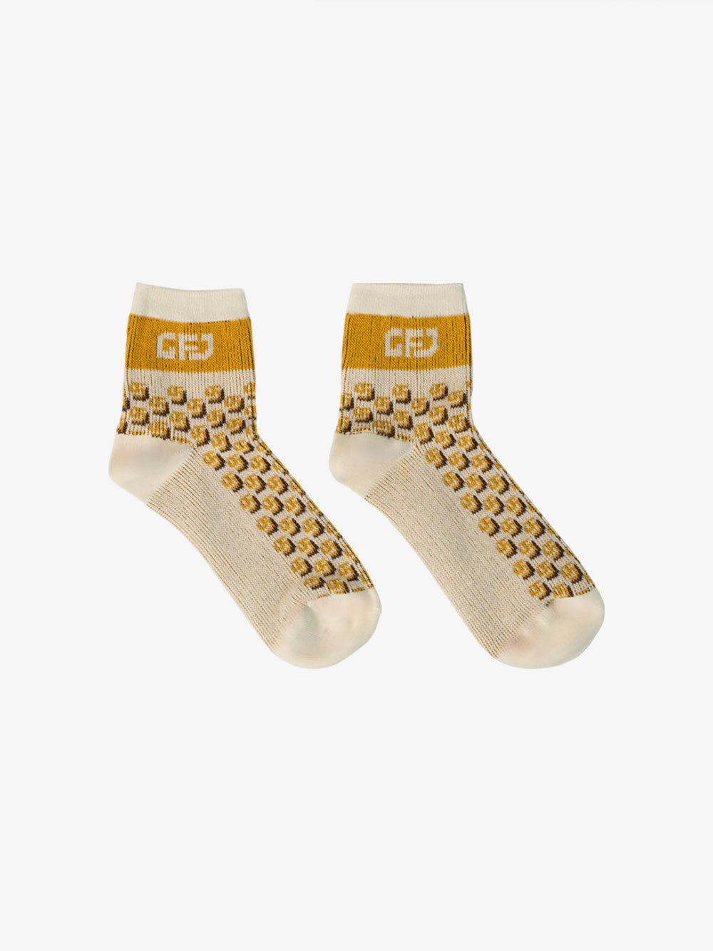 JACQUARD ANKLE HIGH SOCKS