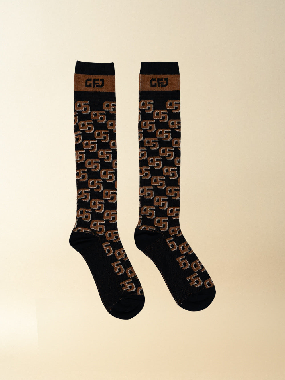 JACQUARD KNEE HIGH SOCKS