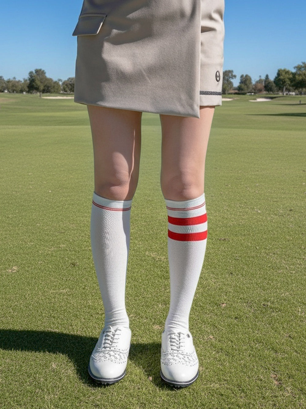 Unbalanced Knee Socks