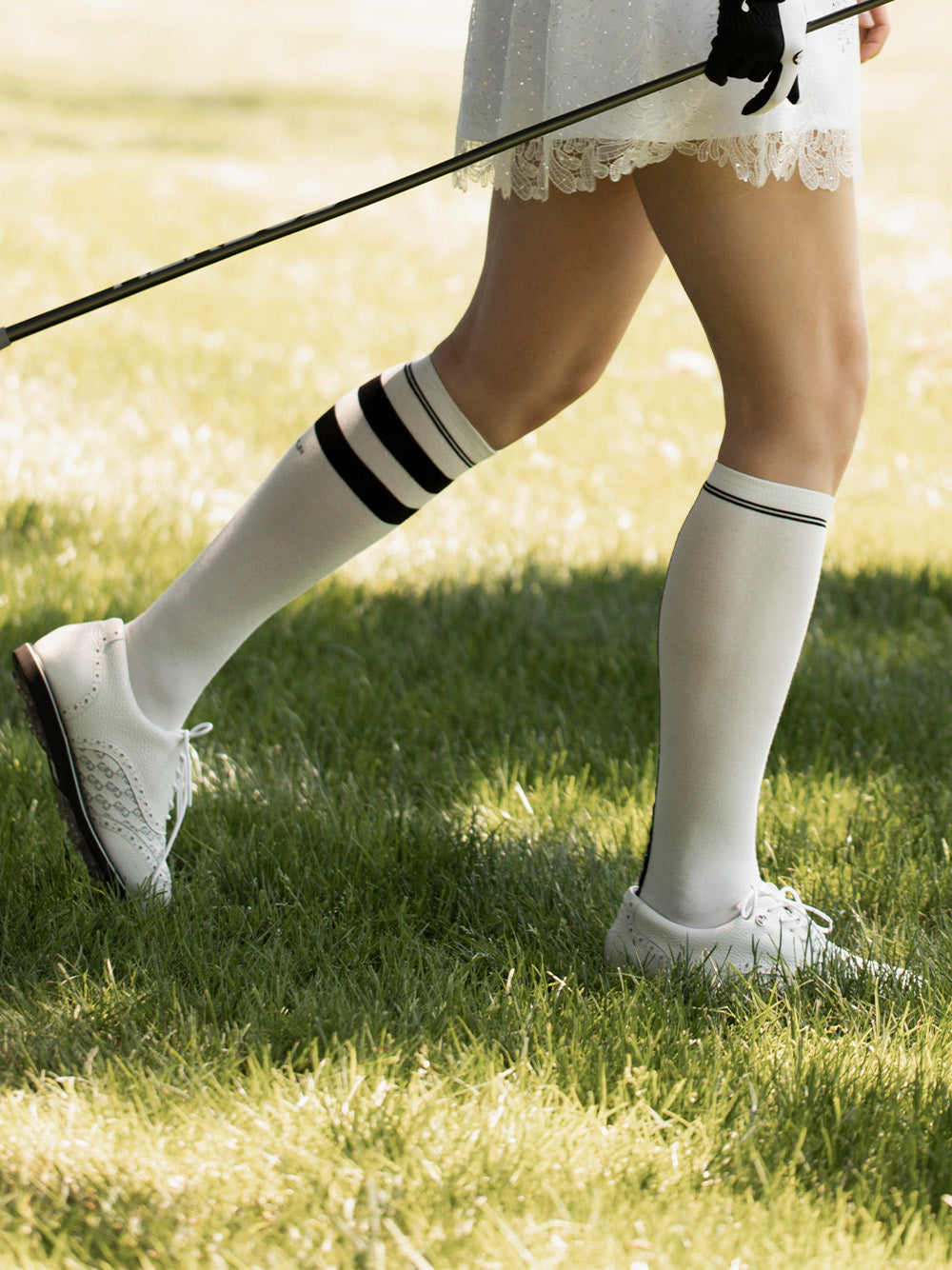Unbalanced Knee Socks